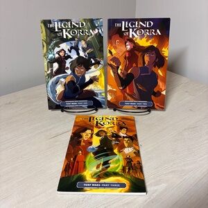 The Legend Of Korra Turf Wars Parts 1 2 3 Dark Horse Nickelodeon Trade PB Set